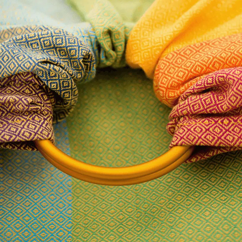 Gold Rainbow Ring Sling by Girasol Girasol