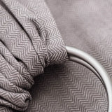 Grey Herringbone Ring Sling by Girasol Girasol
