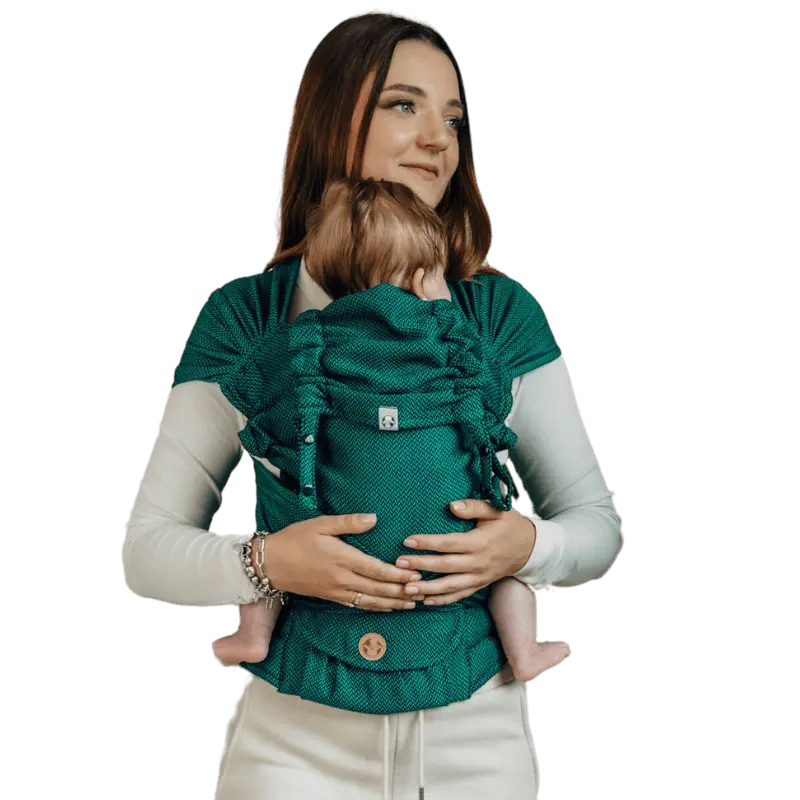 Herringbone Emerald LennyHybrid Half Buckle by LennyLamb LennyLamb