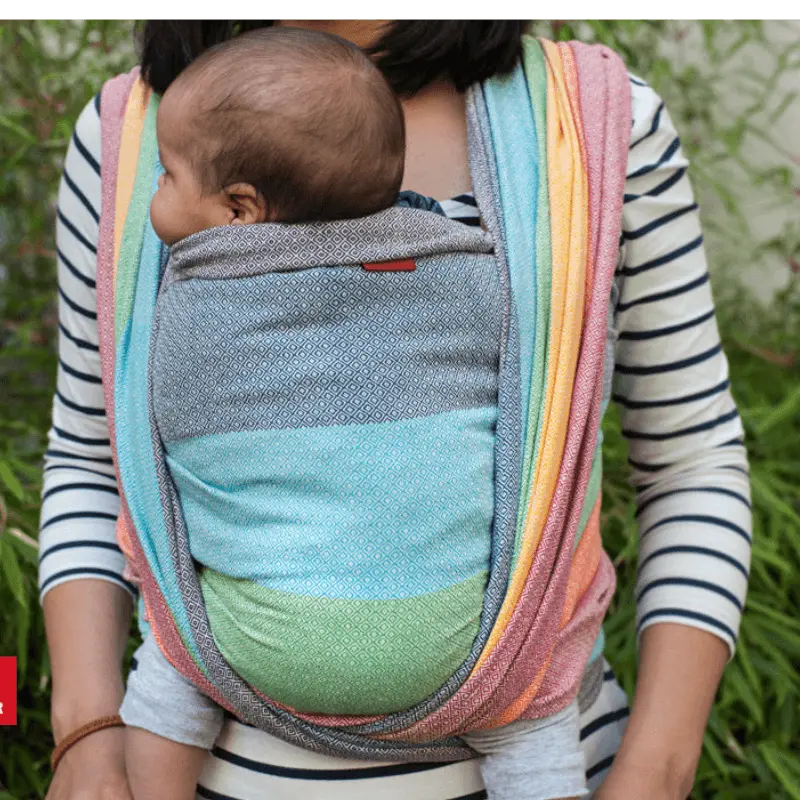 Light Rainbow Woven Wrap by Girasol Girasol