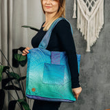 Peacock's Tail Fantasy Shoulder Bag by LennyLamb LennyLamb