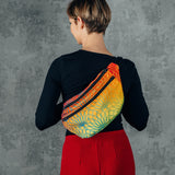 Rainbow Lotus Large Waist Bag by LennyLamb LennyLamb