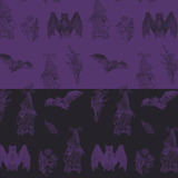 It's Bats Purple Sackpack by LennyLamb LennyLamb