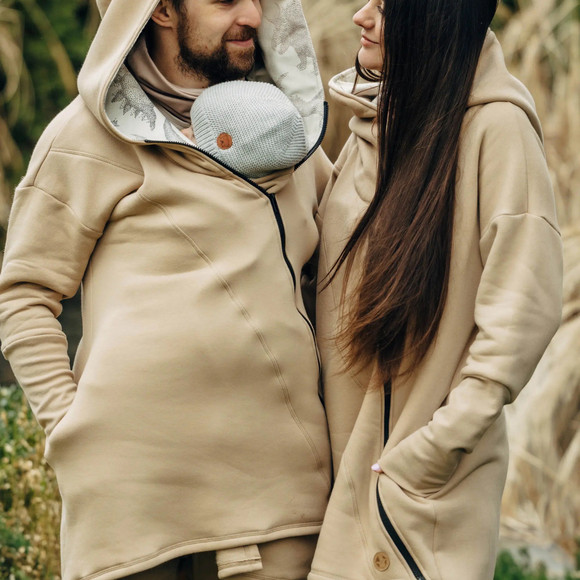 Babywearing Hoodie Jurassic Park Ice Desert by LennyLamb LennyLamb
