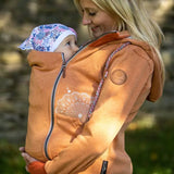 Angel Wings Babywearing Hoodie Cinnamon Angel Wings