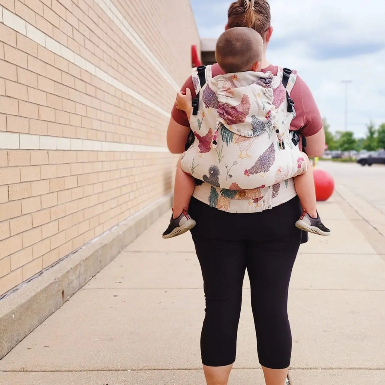 Chickens Exclusive by LennyLamb x Little Zen One Preschool Carrier LennyLamb