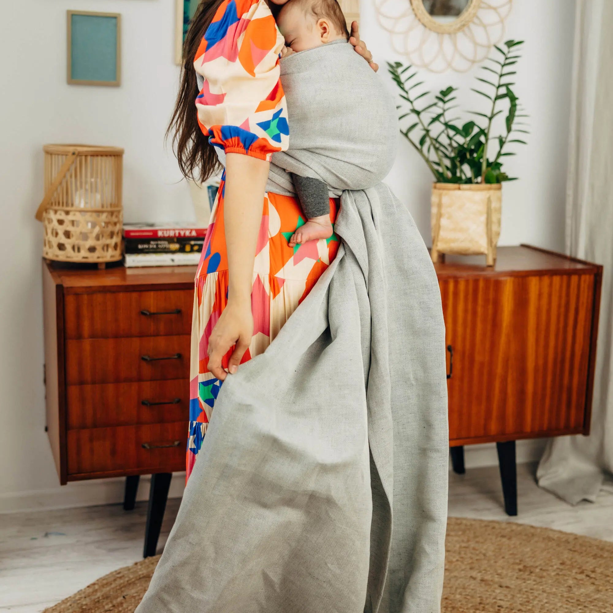 Coast linen Woven Wrap by LennyLamb LennyLamb