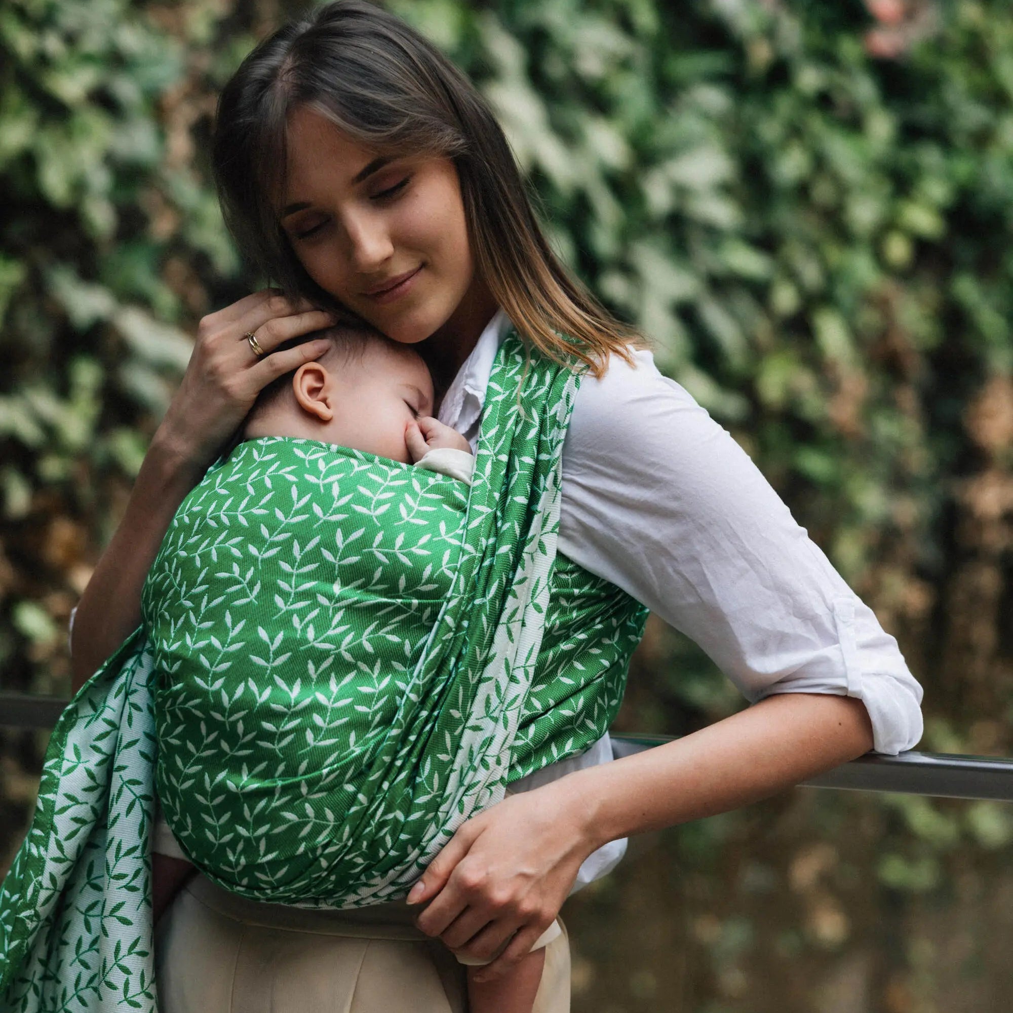 Enchanted Nook Evergreen Woven Wrap by LennyLamb LennyLamb