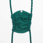 Herringbone Emerald Baby Carrier Hood by LennyLamb LennyLamb