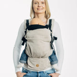 Ebony Black Baby Carrier Hood by LennyLamb LennyLamb