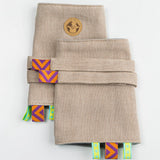 Peanut Drool Pads & Reach Straps by LennyLamb LennyLamb