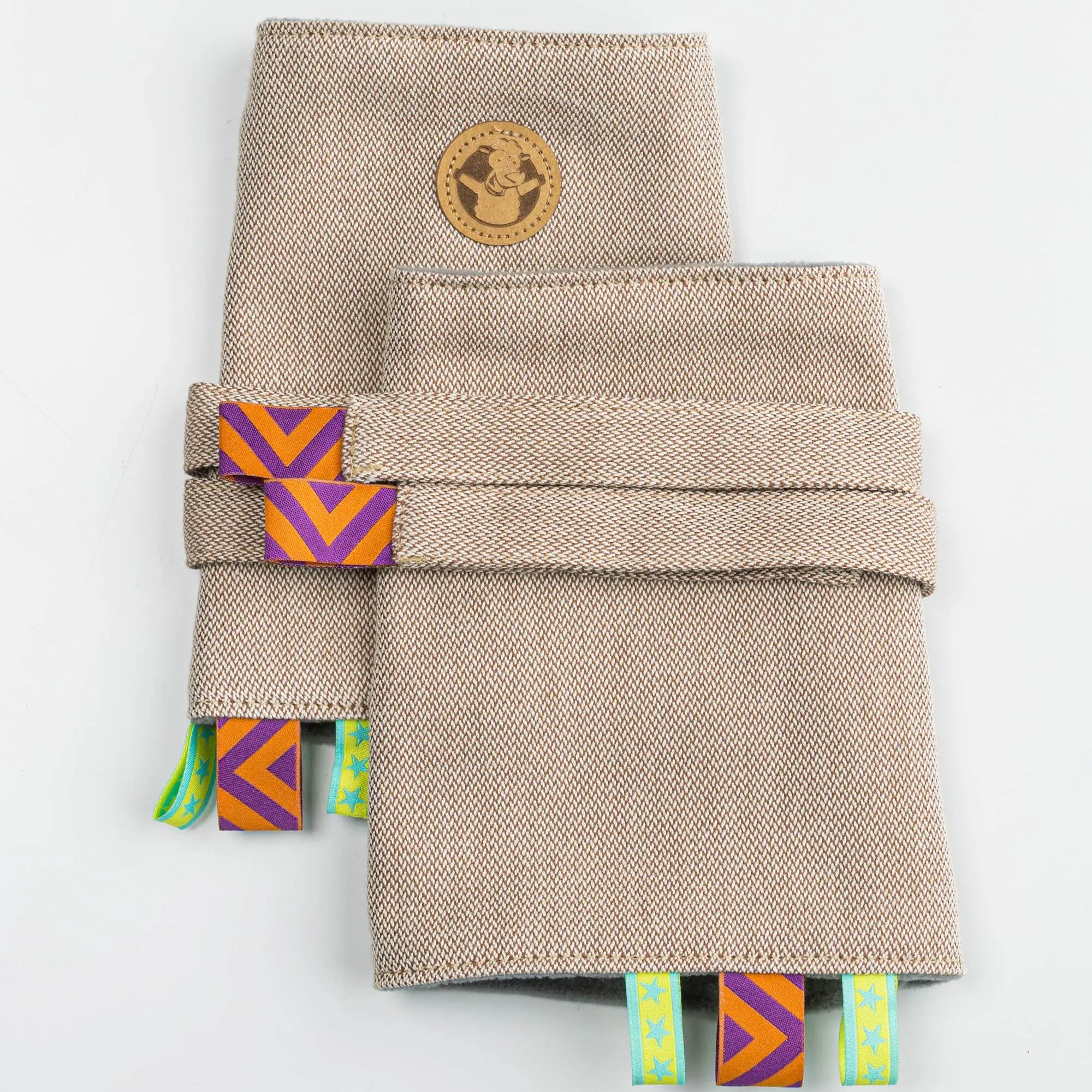 Peanut Drool Pads & Reach Straps by LennyLamb LennyLamb
