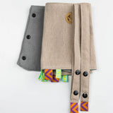 Peanut Drool Pads & Reach Straps by LennyLamb LennyLamb