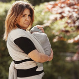 Doubleface Dawn Grey Hybrid Jersey Wrap by Didymos Didymos