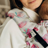 Magnolia Drool Pads & Reach Straps by LennyLamb LennyLamb