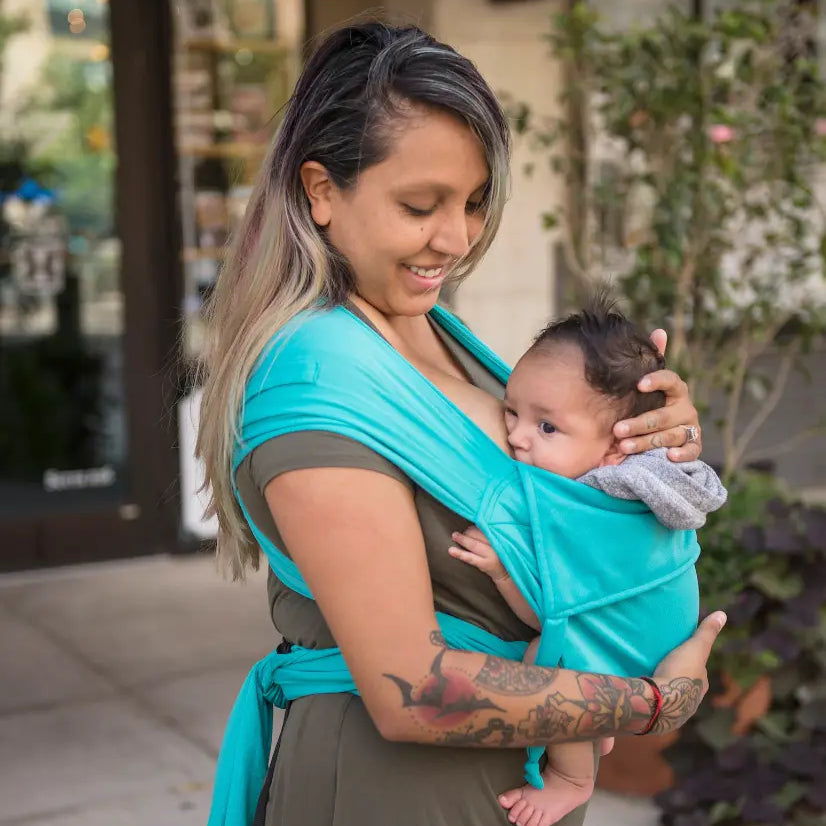 Tide Pool Everyday Half Buckle Baby Carrier by Beachfront Baby Beachfront Baby