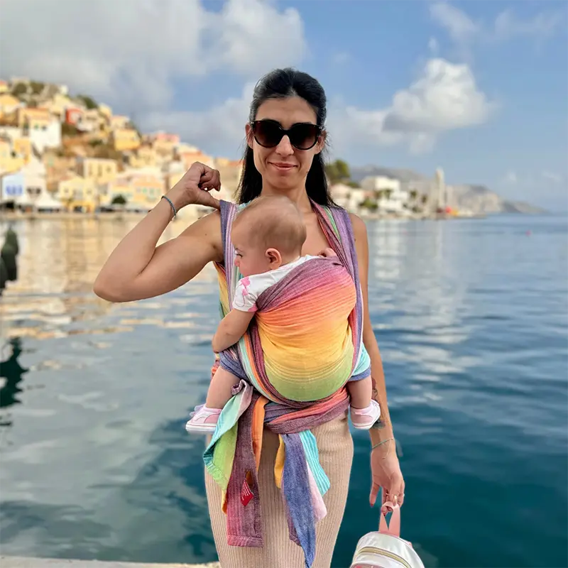 Rainbow Dreamer Woven Wrap by Girasol Girasol