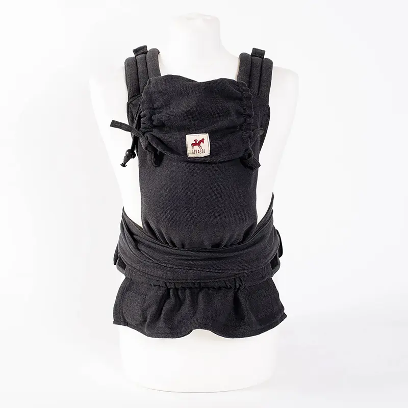 Simple Black MySol Half Buckle by Girasol Girasol