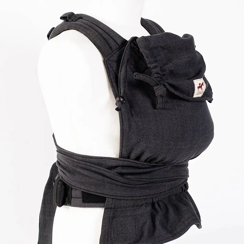 Simple Black MySol Half Buckle by Girasol Girasol