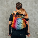 Symphony Rainbow Dark Toddler Onbuhimo PRO by LennyLamb LennyLamb