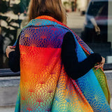Babywearing Long Cardigan Rainbow Lotus by LennyLamb LennyLamb