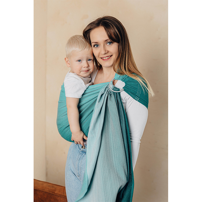 Ombre Green Ring Sling by LennyLamb LennyLamb