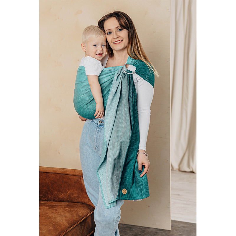 Ombre Green Ring Sling by LennyLamb LennyLamb
