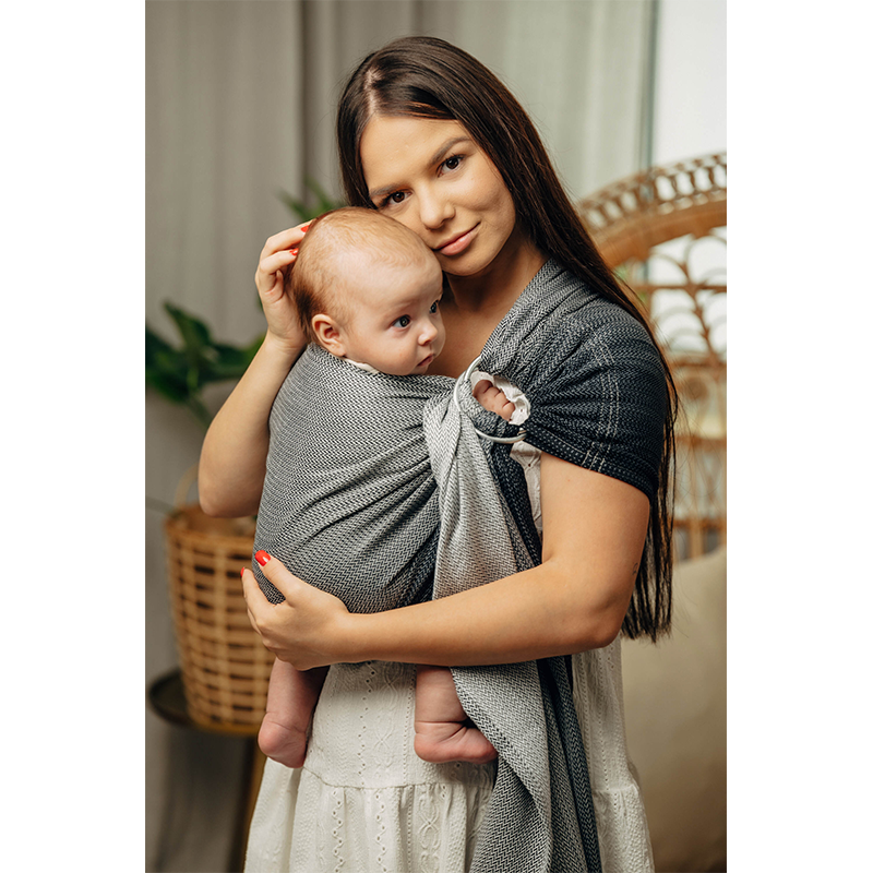 Ombre Grey Ring Sling by LennyLamb LennyLamb
