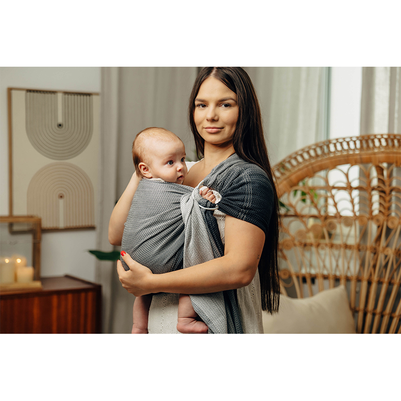 Ombre Grey Ring Sling by LennyLamb LennyLamb