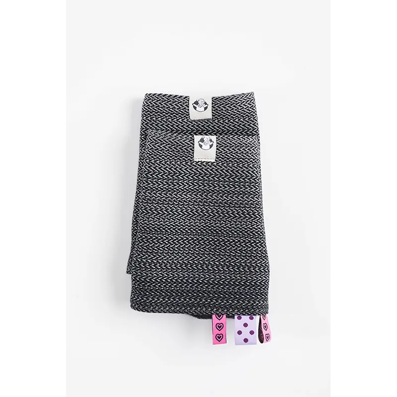 Ombre Grey Drool Pads & Reach Straps by LennyLamb LennyLamb