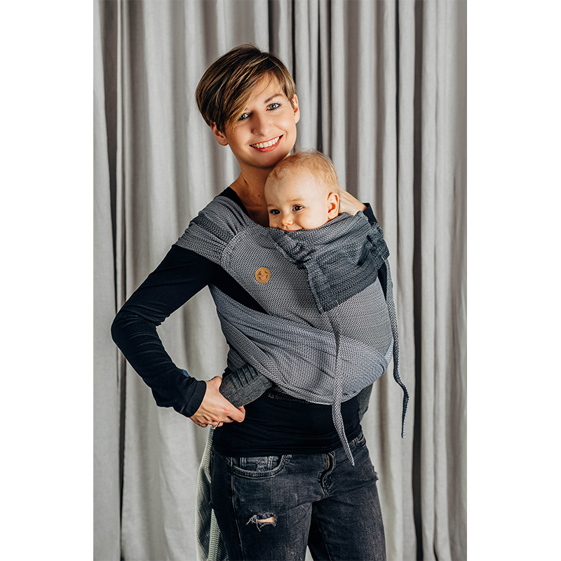 Ombre Grey Toddler Wrap-Tai by Lennylamb LennyLamb