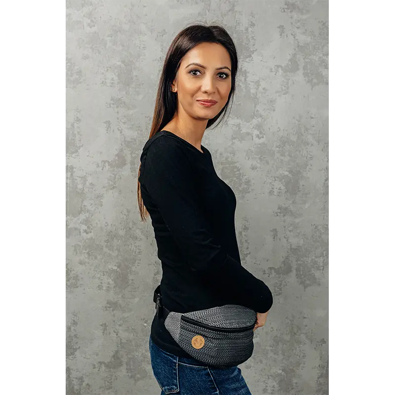 Ombre Grey Waist Bag by LennyLamb LennyLamb
