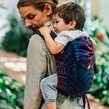 Peacock's Tail Black Opal Toddler Onbuhimo PRO by LennyLamb LennyLamb