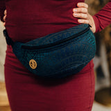 Peacock's Tail Quantum Waist Bag by LennyLamb LennyLamb