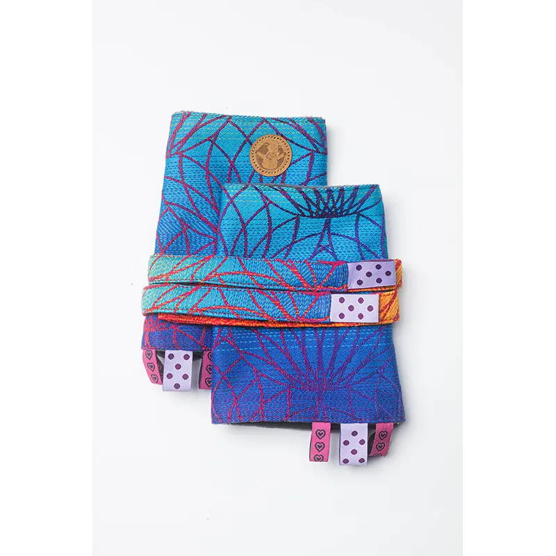 Rainbow Lotus Drool Pads & Reach Straps by LennyLamb LennyLamb