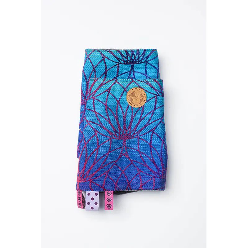 Rainbow Lotus Drool Pads & Reach Straps by LennyLamb LennyLamb