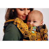 Under The Leaves - Golden Autumn Drool Pads & Reach Straps by LennyLamb LennyLamb