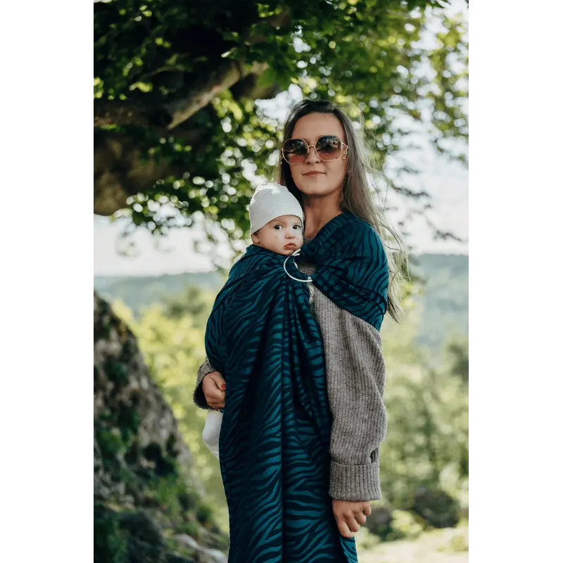 Zebra Savanna  Ring Sling by LennyLamb LennyLamb