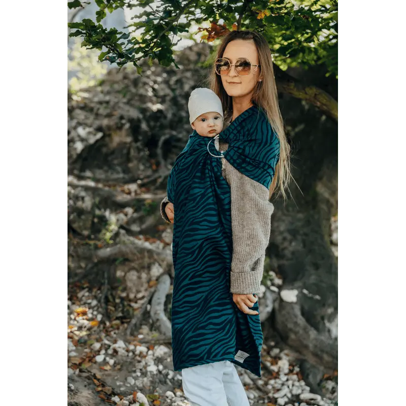 Zebra Savanna  Ring Sling by LennyLamb LennyLamb