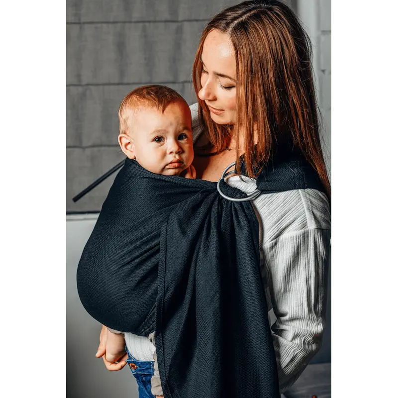 Ebony Black Ring Sling by LennyLamb LennyLamb