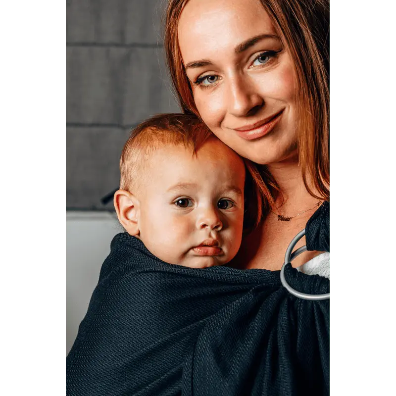 Ebony Black Ring Sling by LennyLamb LennyLamb
