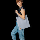 Grey Shopping Bag by LennyLamb LennyLamb
