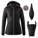 Mamalila Winterfriend Black with Berry Maternity and Babywearing Jacket Mamalila