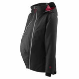 Mamalila Winterfriend Black with Berry Maternity and Babywearing Jacket Mamalila