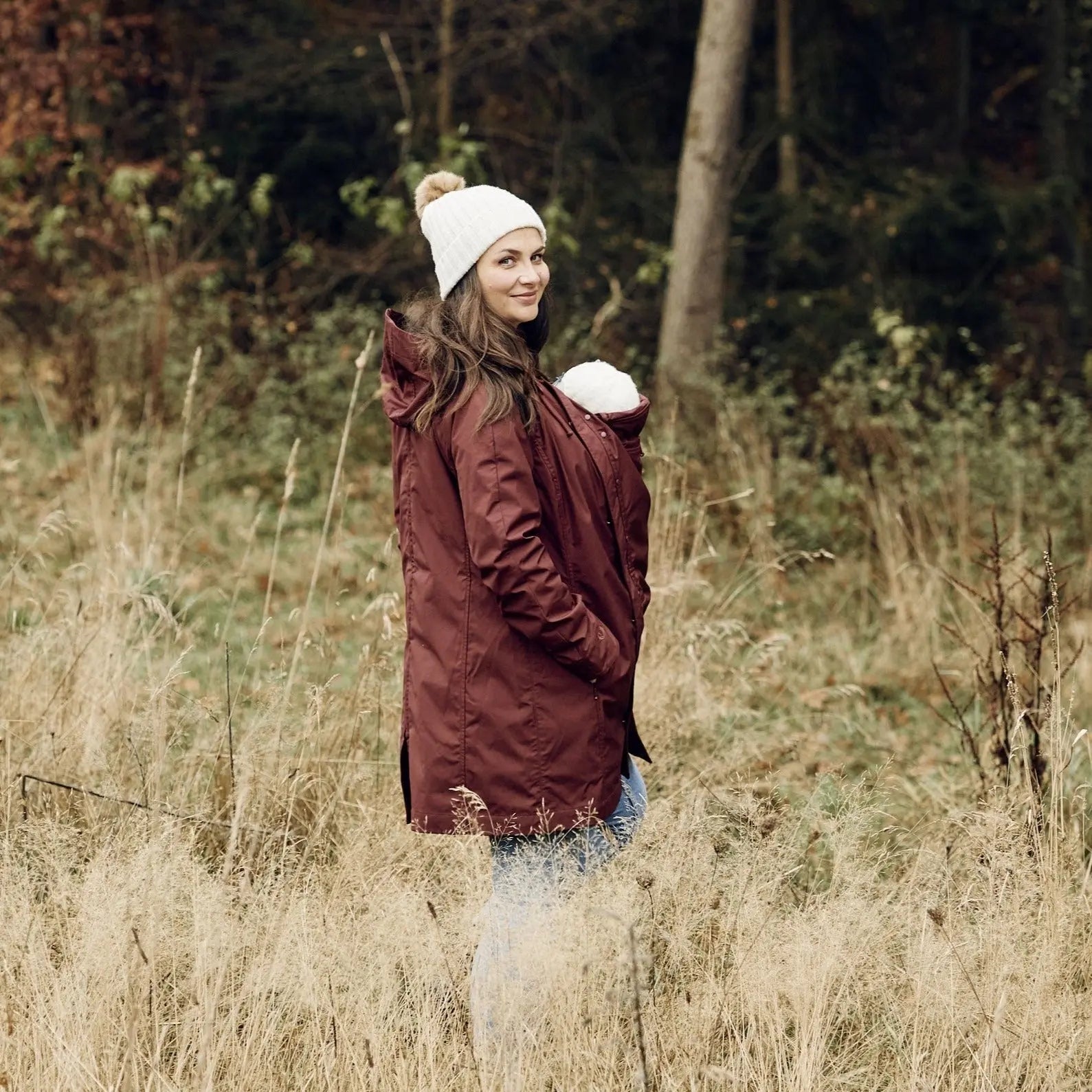 Mamalila Berlin Berry Coat for Babywearing Mamalila