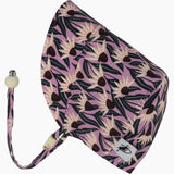 Coneflower Organic Cotton Infant and Toddler UPF50+ Sun Protection Bonnet Puffin Gear