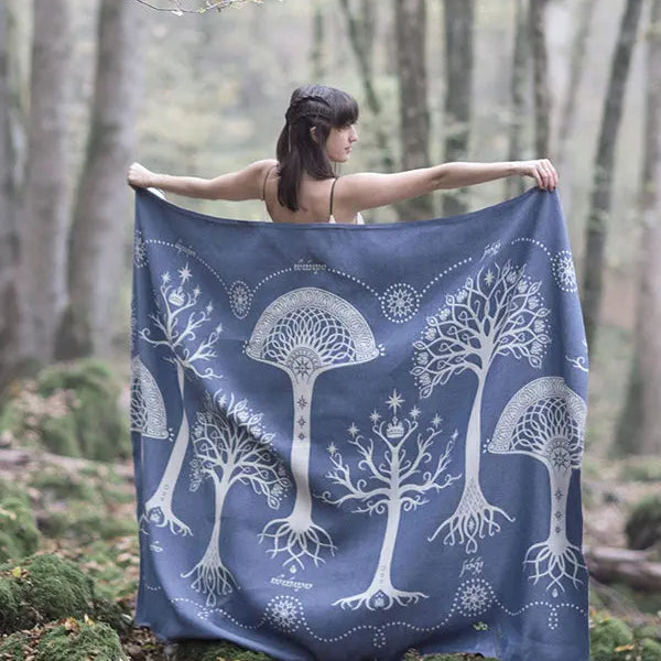 Ancients of Gondor Hîth Cashwool Throw by Oscha Oscha
