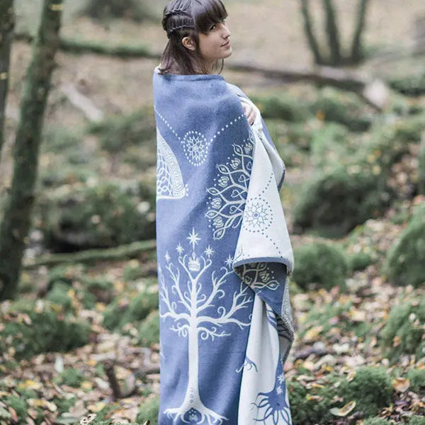 Ancients of Gondor Hîth Cashwool Throw by Oscha Oscha
