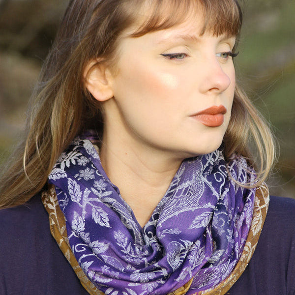 Briarwood Royalet Infinity Loop Scarf by Oscha Oscha