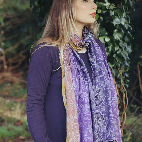 Briarwood Royalet Scarf by Oscha Oscha